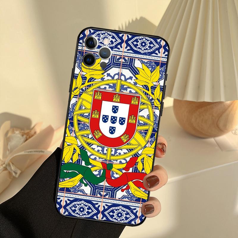 Portugal Passport Print Case For iPhone 11 12 13 14 15 Pro Max Cover For iPhone 13 12 Mini XR X XS Max 7 8 Plus SE 2020