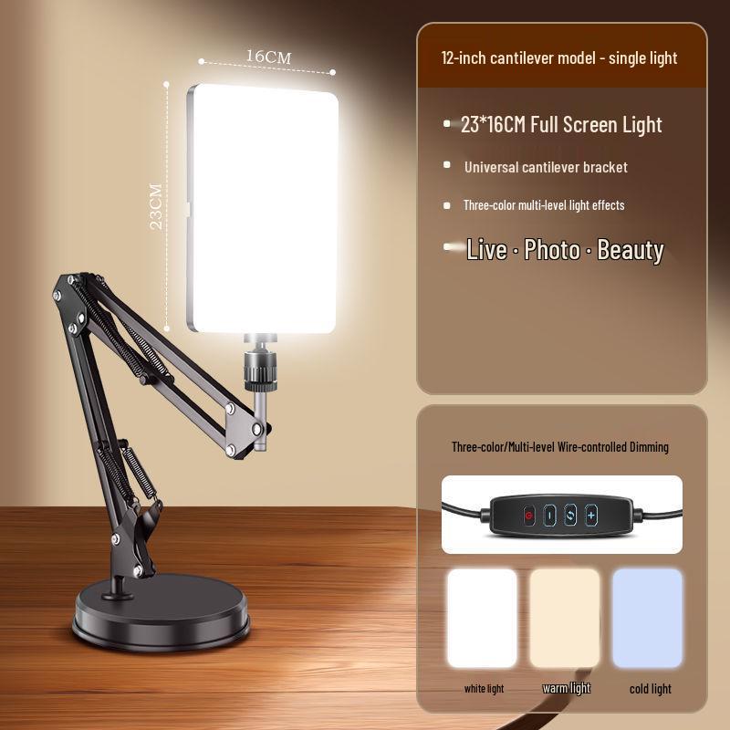 Panou profesional de lumină LED pentru streaming live și fotografie de interior