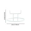 Flowerpot Hanger Railing Flower Pot Hanging Basket Sturdy Multifunctional Iron