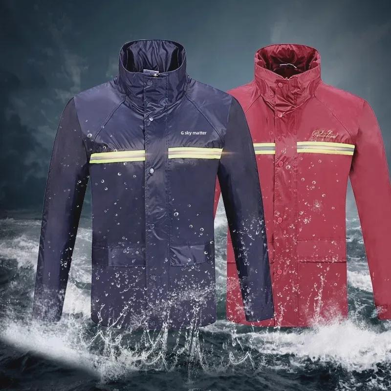 Combinaison imperméable double couche Paradise pour adulte avec logo personnalisé