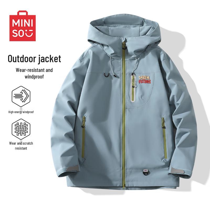 MINISO Men s Casual Hooded Outdoor Jacket 2XL