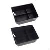 Center Console Organizer Containers Tray ,Plug and Play ,Waterproof, Solid 4 Grids Keys Cards Coins