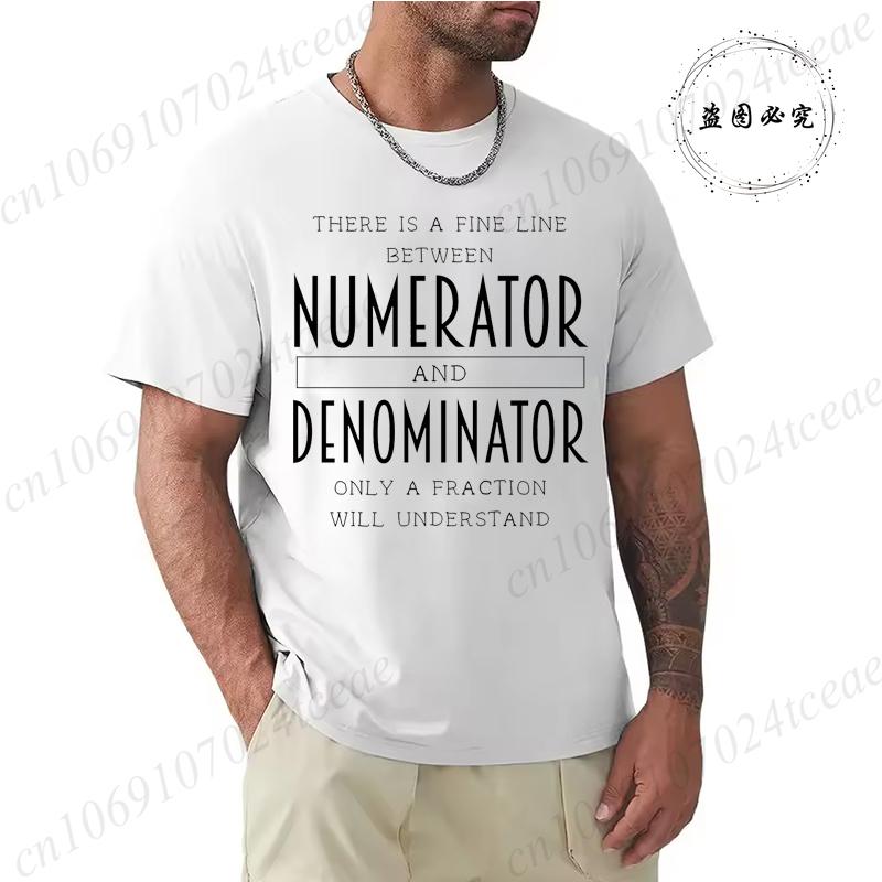 Summer Mens Short Sleeved TShirts Funny Math Teacher Printed Tees Casual for Men Tshirt Mathematics Geek Male Shirts Tops S