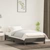 346941 vidaXL Bed Frame Dark Grey 80x200 Cm Velvet