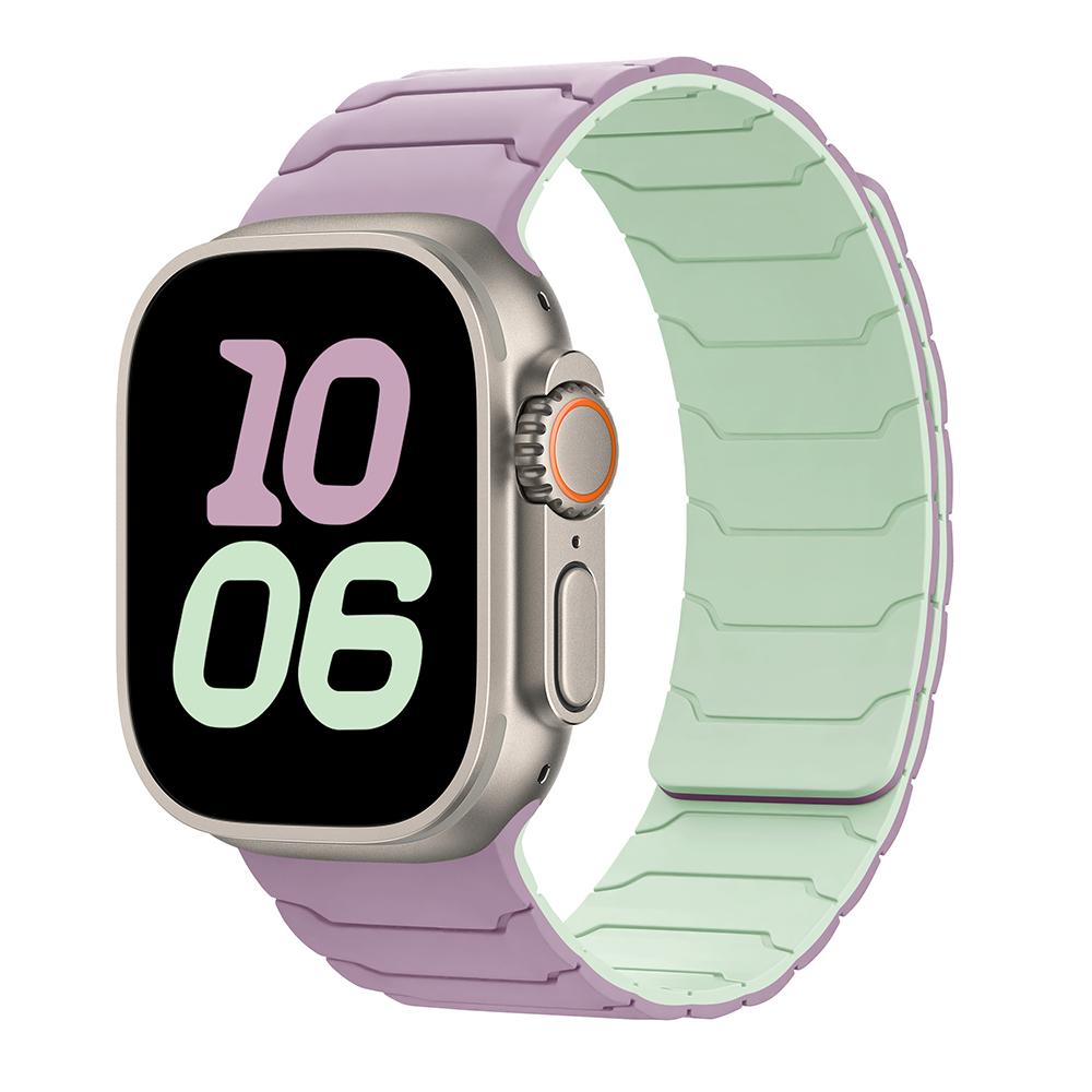 Cinturino Per Apple Watch Band ultra 2 3 49mm 44mm 40mm 41mm 46mm 45mm Magnetico Silicone correas Braccialetto IWatch Serie 11 9 8 SE 10
