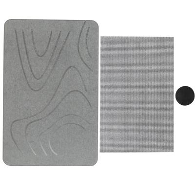 Diatomaceous Earth Bath Mat Non Slip Absorbent Bathroom Rug Fast Water Drying Floor Mats Foot Pad for Kitchen Bathroom