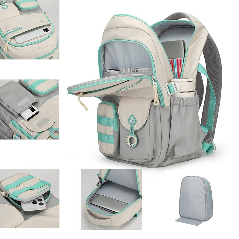 Middle School Student Backpack, Casual Large Capacity Lightweight Backpack, 6-9Th Grade Internet Celebrity Daifa Primary School