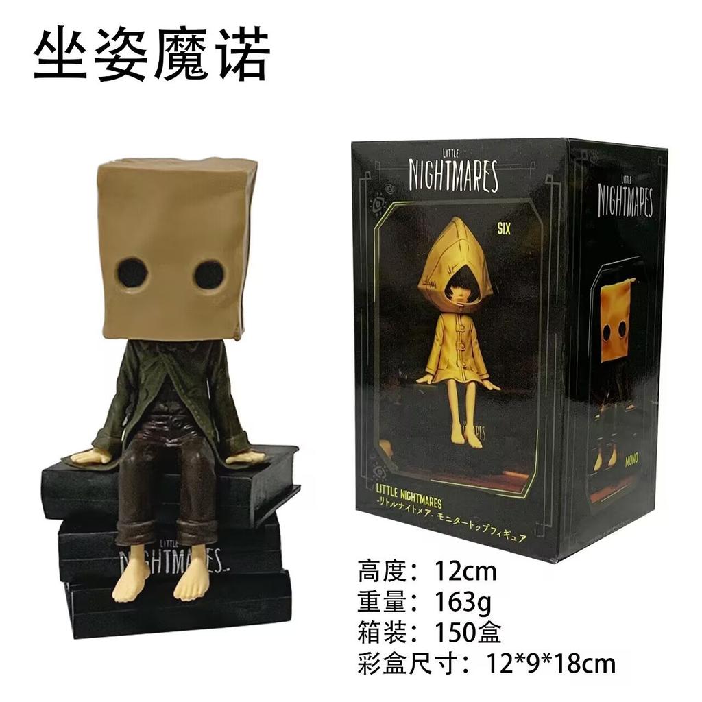 Hot Little Nightmares Mono Little Six Low Alone Anime Figure Toy Model Doll Ornament Collectible Toy Gifts
