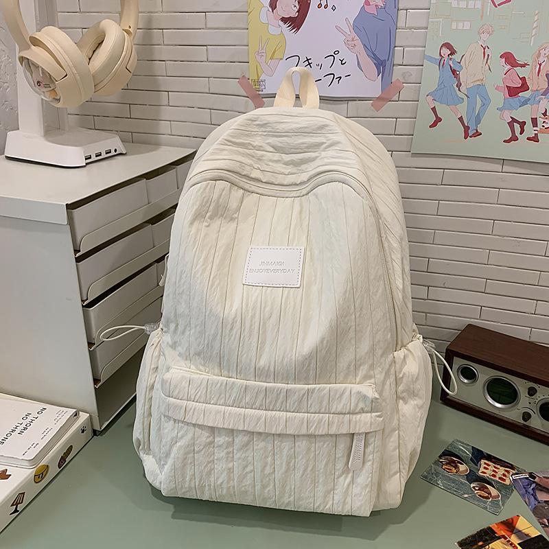 Schoolbag Korean version ins schoolbag for female high school students, versatile high-value large-capacity backpack for junior high school students