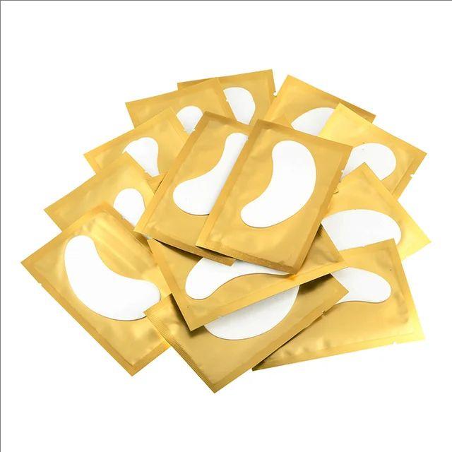 50Pairs Eyelash Pad Gel Patch Grafting Eyelashes Under Eye Patches For Eyelash Extension Paper Sticker Application Make Up