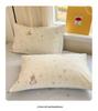 Fresh Simple Pure Cotton Duvet Cover Set, Available In Single, Three, or Four Pieces for Student Dormitories.