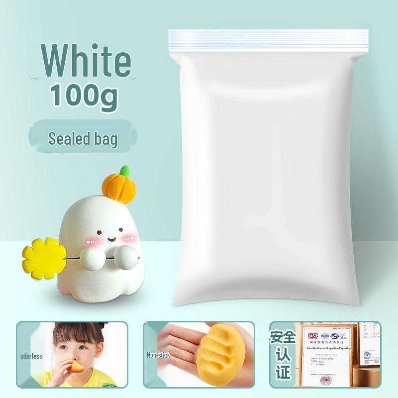 

Белая 500 г пищевая цветная глина для детского творчества и школьных проектов