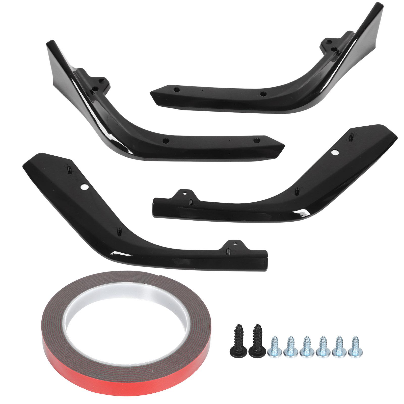 2pcs Front Bumper Lip ABS Sporty Bumper Wrap Angle Replacement for 11th 2022 and Up