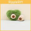 Cute Capybara Plushie Keychain Green And White Soft Short Plush Toy