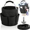 17L Foldable Storage Tote - Multi-Purpose Organizer Bag for Picnic/Cleaning, Heavy-Duty Handle & Reinforced Base Storage Bag