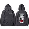 Felpa con cappuccio grafica rapper Plk Polak Uomo Vintage Casual Oversize Felpa con cappuccio Musica Pop Uomo Donna