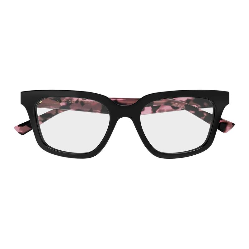 Gucci optical glasses [Available prescriptions] Integrated 003 (black frame/clear lens) 51 Basic packaging - dust bag + glasses case (random color)