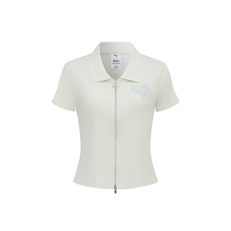 PUMA Women s Short-Sleeve Polo Shirt 637466 L