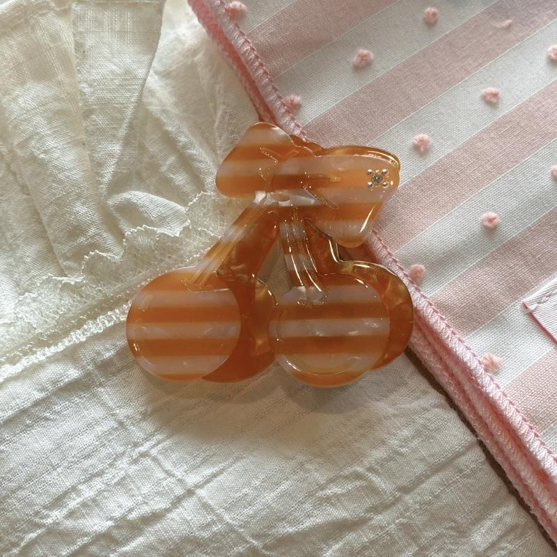 

Cherry-Shaped Hairpin, New Sweet and Girly Design, Duckbill Clip, Cherry-Sided Bangs Clip, Hairpin, Hair Accessory