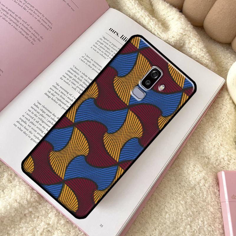 

Чехол из африканской ткани с принтом для Samsung Galaxy J7 J5 J3 2016 J1 A3 A5 2017 A6 A8 J4 J6 Plus A9 2018 чехол J5 2016 - J510