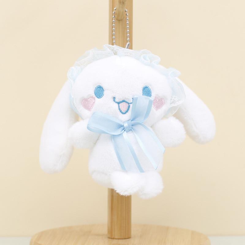 Adorable Plush Toy Soft Stuffed Animal With Pink Head Flower