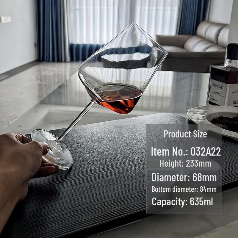 LISM Handblown Crystal Champagne Glass