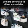 Car Backseat Organizer Multifunction Leather Interior Storage Bag Hanging Seat Back Tissue Water Cup Holder Auto Accessories