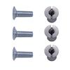 DIY Speakers Open Reel Tape Screws Metal Material Male And Female Screws