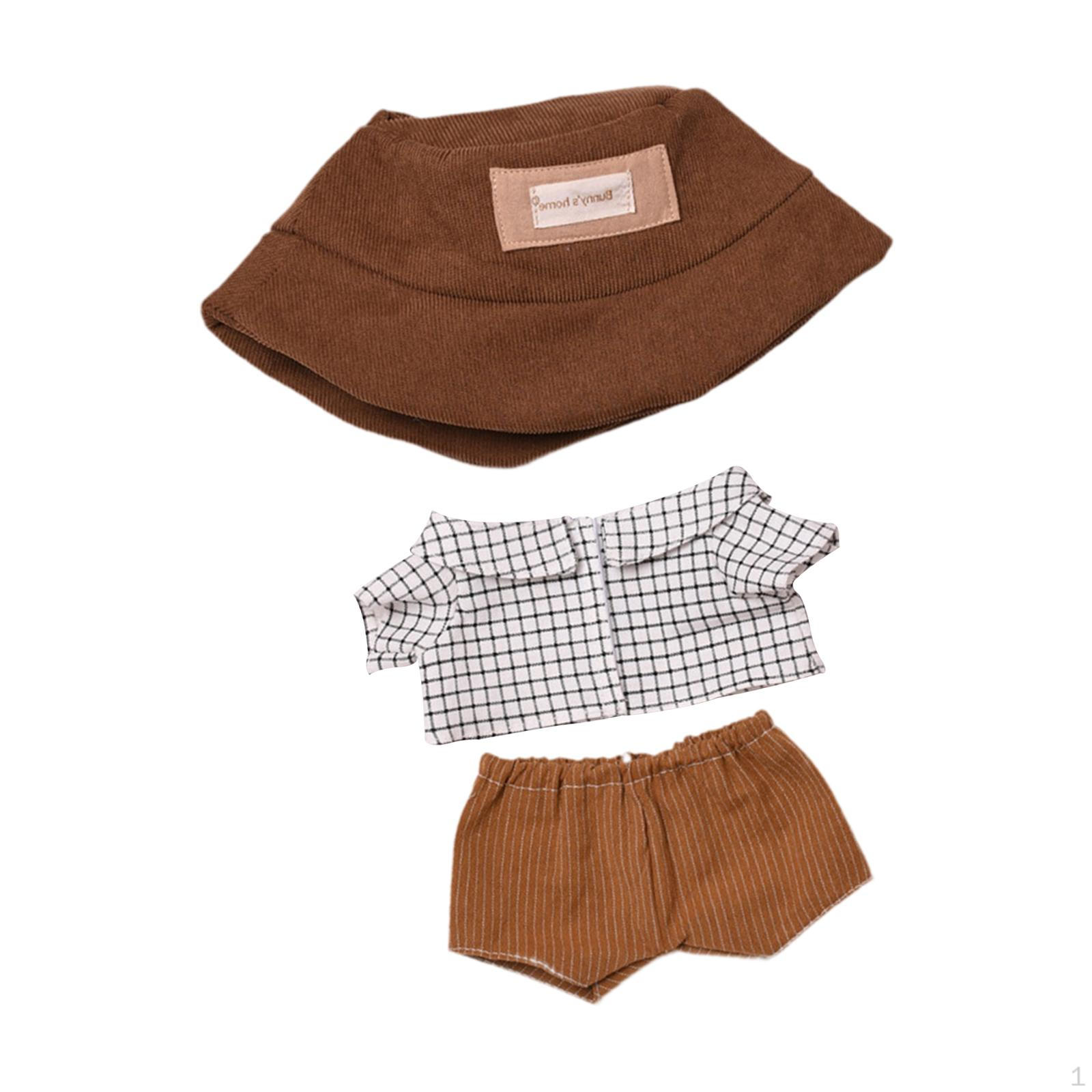 3 шт. Кукольная рубашка с шортами и шляпой — фото 11