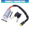 Ignitions Key Switches Assembly with Attached Harness Leads and Terminal Ends, Replaces 7701469419 with No Wire Changes or Added Adapter Harness