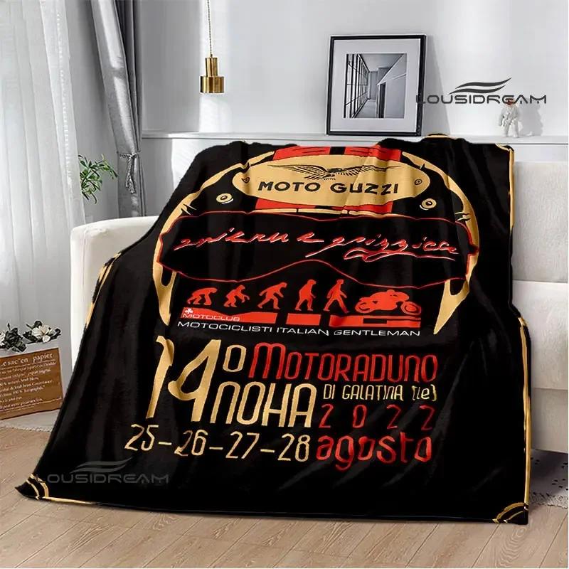 Guzzi Motorcycle Children's Warm Blanket Cubre Cama Blankets for Beds Picnic Blanket
