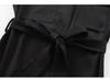2025 Women's European & American Temperament Long Sleeve Shirt Dress with Pocket Detail