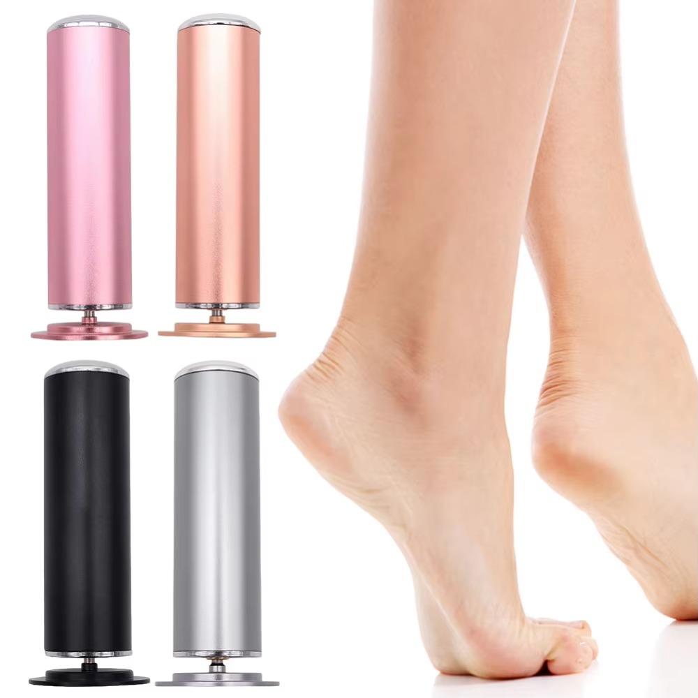 Rotatable Electric Foot Grinder Aluminum Zinc Zinc Alloy Callus Remover Electric Foot File  Beauty