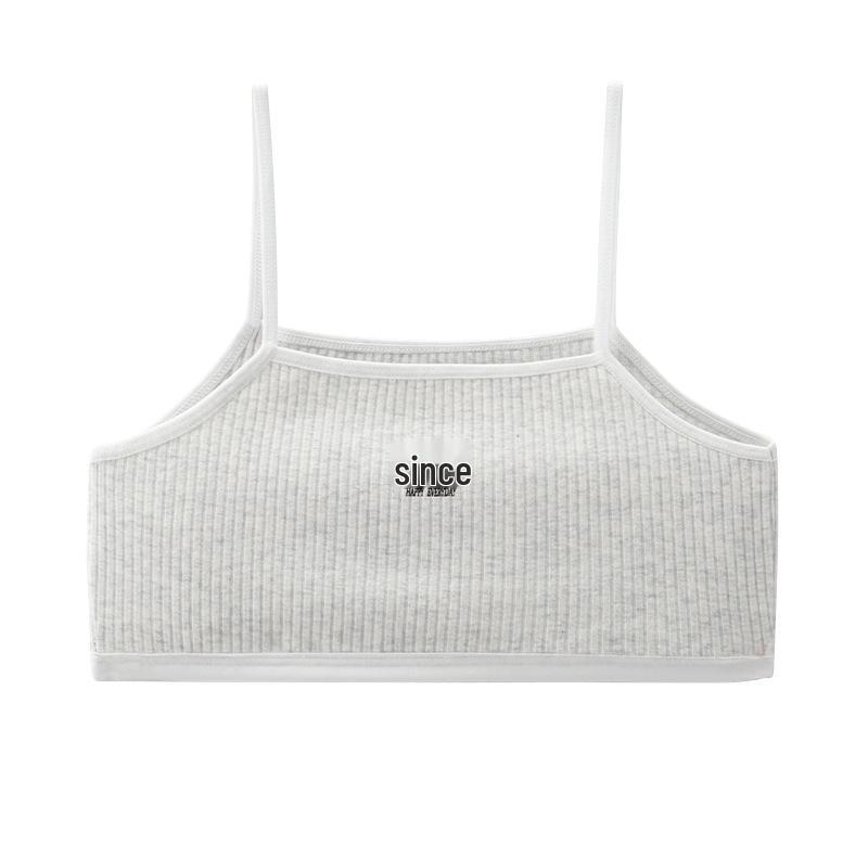 Breathable Cotton Teen Girl Developmental Period Underwear & Bandeau Camisole Set