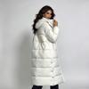 Down cotton-padded clothes and cotton-padded clothes for women's loose winter coats, long styles for the knee year, and new winter cotton-padded jacke