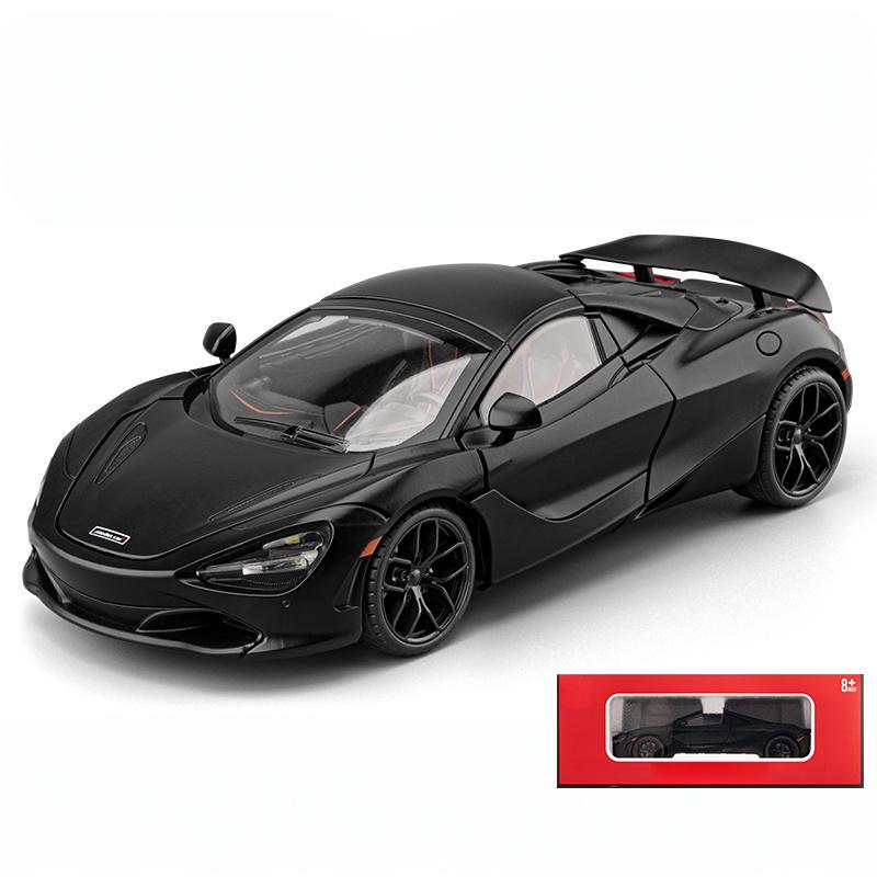 1/18 McLaren 720S Supercar Sports Car Alloy Metal Diecast Model Car Sound & Light Pull Back Collection Hobby Decoration Present