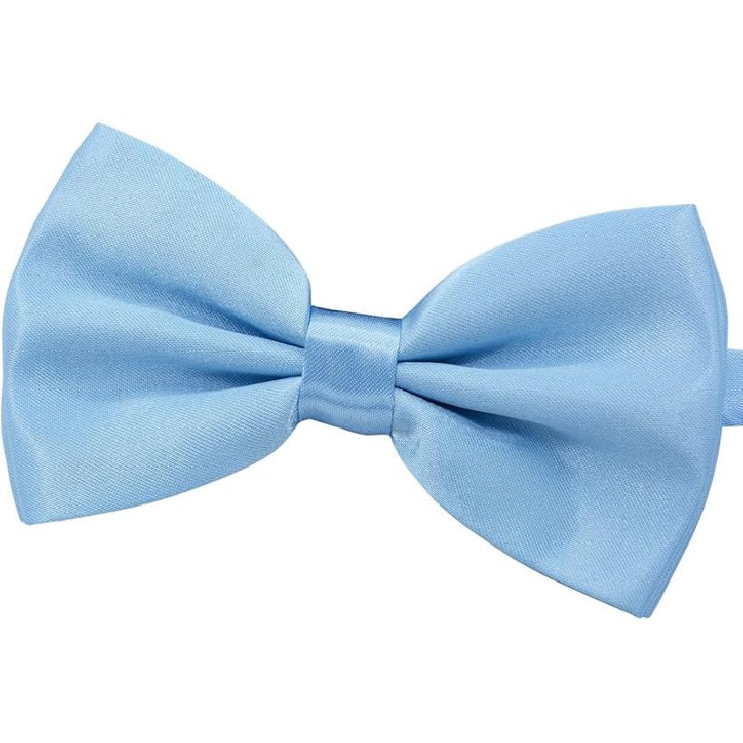 Amajiji Formal Dog Bow Ties for Medium & Large Dogs (D114 100% Polyester) (Dark Red)