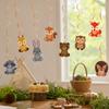 Forest Animal Party Hanging Decorations 8 Pack with and Hedgehog Designs for Theme Baby Shower