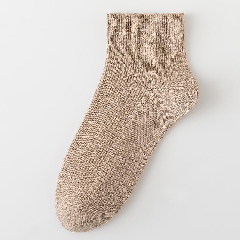 

Літні шкарпетки для жінок: Тонкі однотонні бавовняні шкарпетки, жіночі сітчасті дихаючі короткі шкарпетки з низькою посадкою, шкарпетки-човники 1 pair хакі