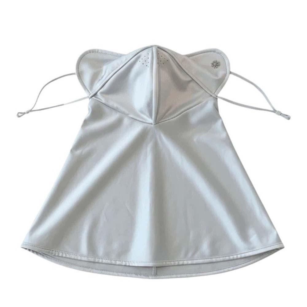 Elastic Neck Sunscreen Mask Satin Breathable Sunshade Mask Face Sun Protection  Seaside Vacation