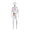 K-Pop Dämonenjäger Mädchengruppe Cosplay Kostüm Lumi Weiß Bunt Bühnenperformance Outfit Cosplay Kostüm Grenzüberschreitende Fabrik