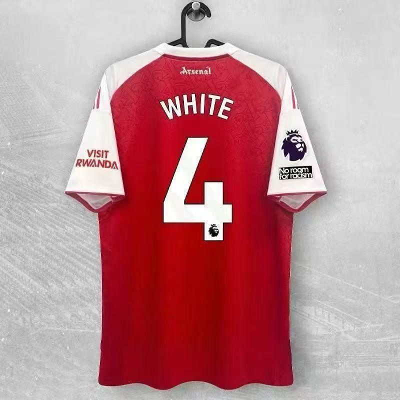 Arsenal Hazai Futballmez ''-'' Szurkolói Kiadás Egyedi Név Szám Rövid Ujjú Futball Szett Férfi Női
