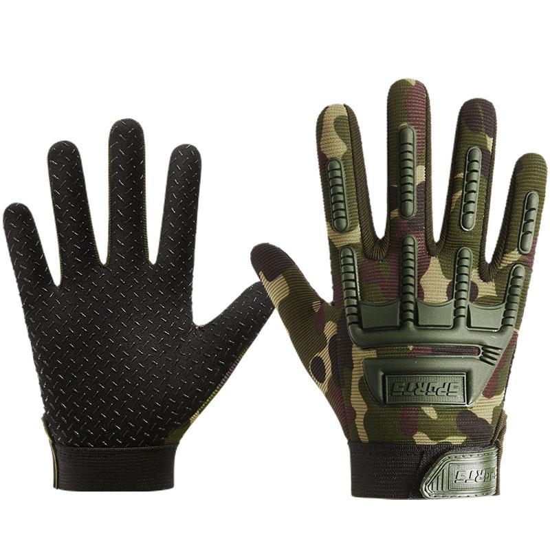 Kinderhandschuhe Radfahren Jungen Taktisch Vollfingerhandschuhe Camo Vier Jahreszeiten Mädchen 2 bis 7 Jahre Kinder Rutschfeste Kletterhandschuhe