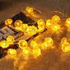 3D Pumpkin Light Hanging Halloween LED String Light Pumpkin Lantern String  Saints' Day
