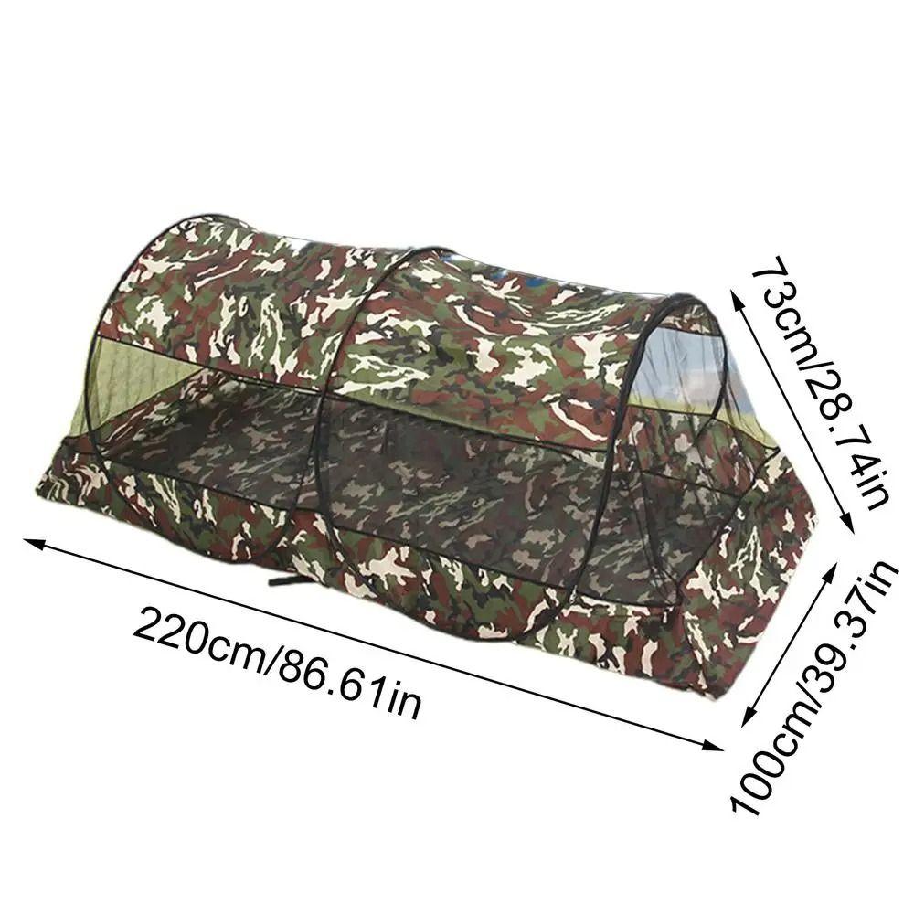 Folding Camo Camping Mosquito Net Tent with Bottom Portable Mosquito Net  Outdoor