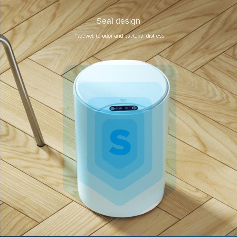 14L runder intelligenter Mülleimer, automatischer Induktions-Mülleimer, Induktions-Elektro-Mülleimer, Haushalts-Aufbewahrungseimer, Küche, Bad