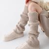 Acrylic Blend Knee High Socks Stretch Leg Covers Vintage Boot Cuffs  For Women Girls