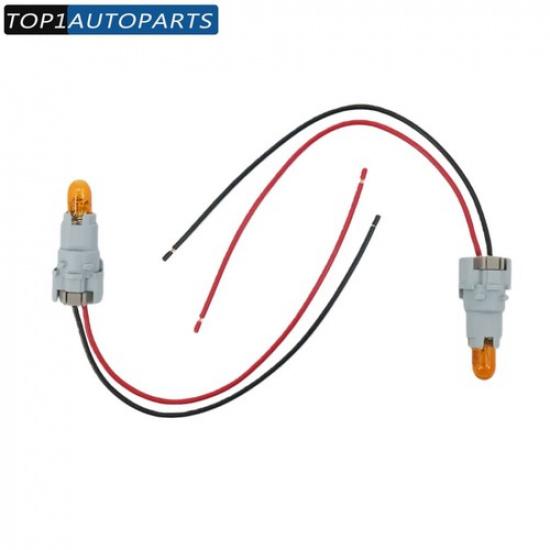 For Honda & Acura 2PCS Tail Light Parking Lamp Bulb Holder Socket+Bulb+Connector