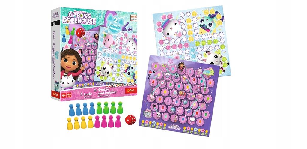 Spiel 2in1 Chinese Snakes and Ladders Gabby'S 02590