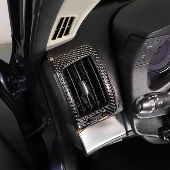 Carbon Fiber Central Multimedia Panel Sticker For Infiniti G25 G35 G37 Q60 07-13